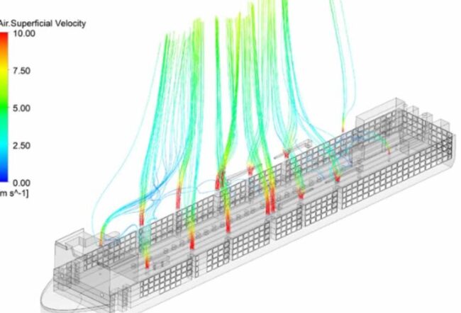 Simulazione cfd ventilazione navi bestiame